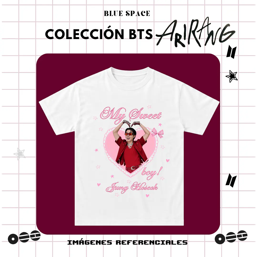 Polera BTS - MY SWEET BOY JUNG HOSEOK 2