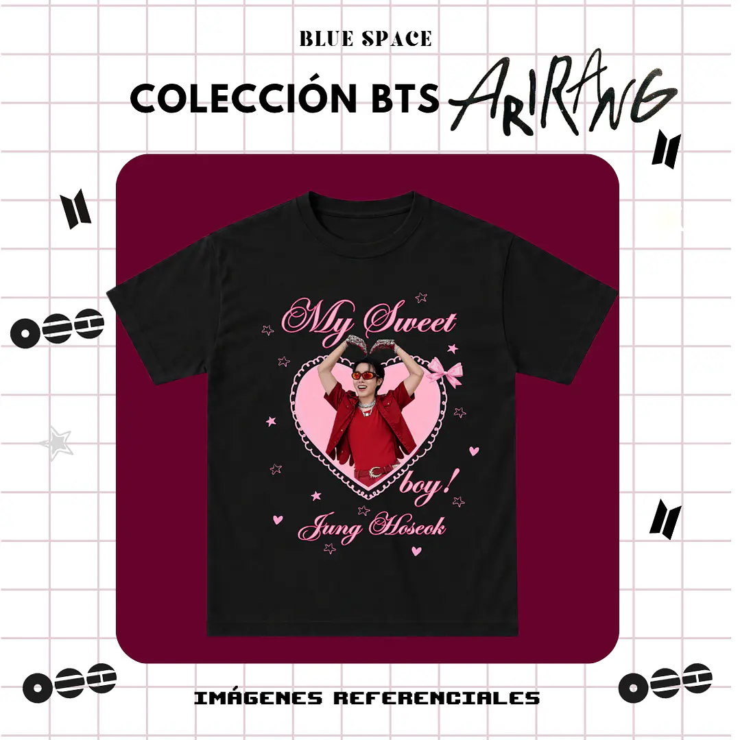 Polera BTS - MY SWEET BOY JUNG HOSEOK 1