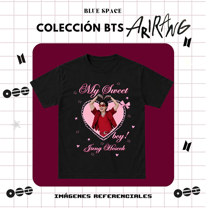Polera BTS - MY SWEET BOY JUNG HOSEOK 1
