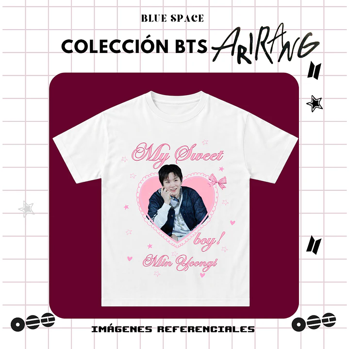 Polera BTS - MY SWEET BOY MIN YOONGI 2