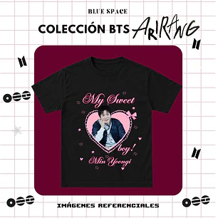 Polera BTS - MY SWEET BOY MIN YOONGI