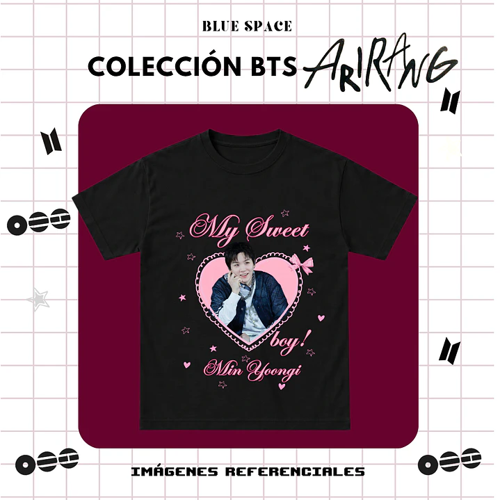 Polera BTS - MY SWEET BOY MIN YOONGI 1