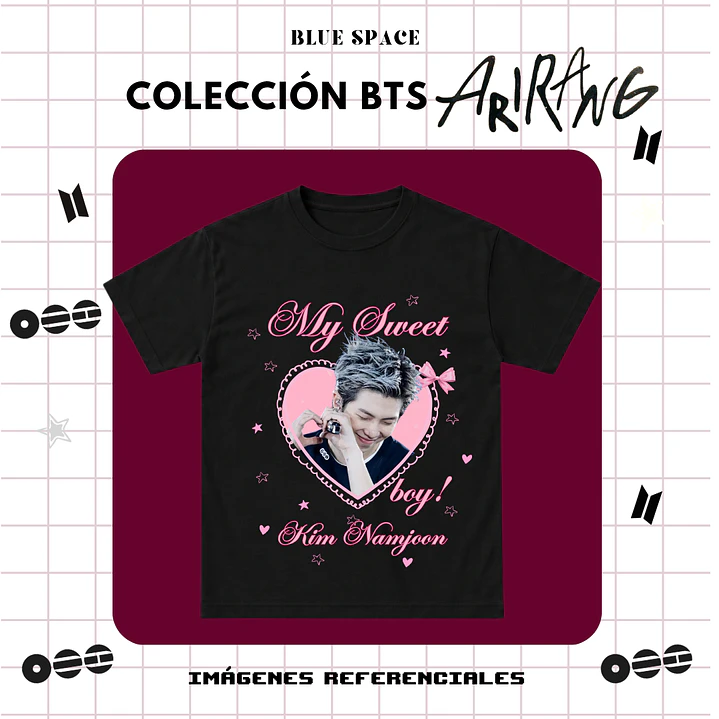 Polera BTS - MY SWEET BOY KIM NAMJOON 1
