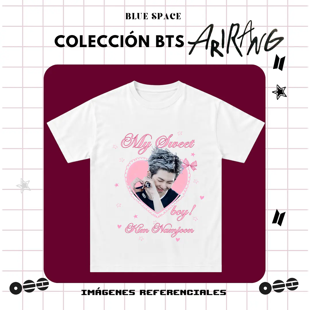 Polera BTS - MY SWEET BOY KIM NAMJOON 2