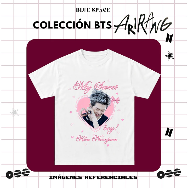Polera BTS - MY SWEET BOY KIM NAMJOON 2