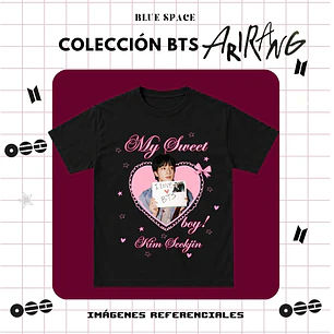 Polera BTS - MY SWEET BOY KIM SEOKJIN