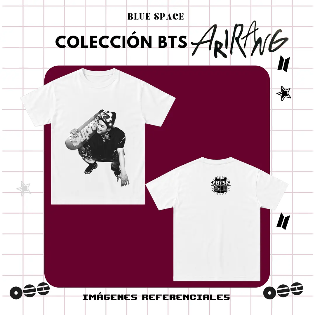 Polera BTS - YOONGI DEBUT 1