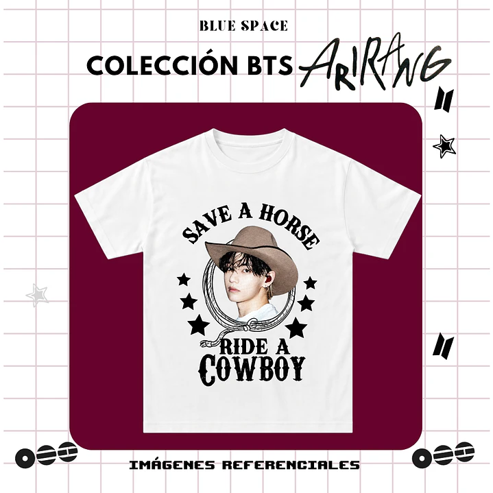 Polera BTS - RIDE A COWBOY TAEHYUNG 2