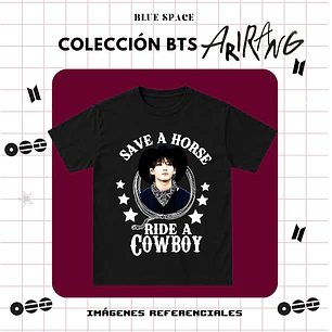 Polera BTS - RIDE A COWBOY JUNGKOOK