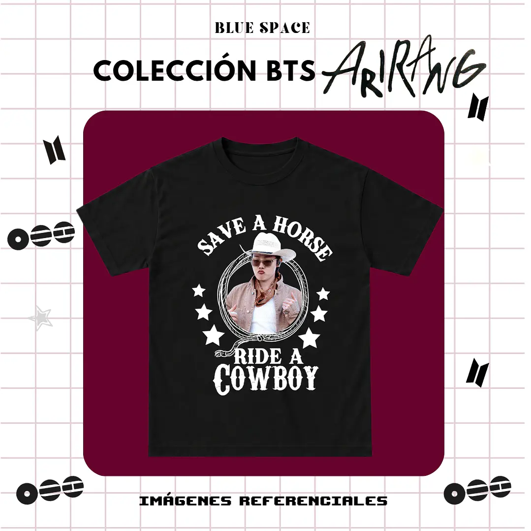 Polera BTS - RIDE A COWBOY J-HOPE 1