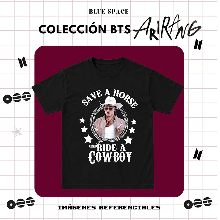 Polera BTS - RIDE A COWBOY J-HOPE 1