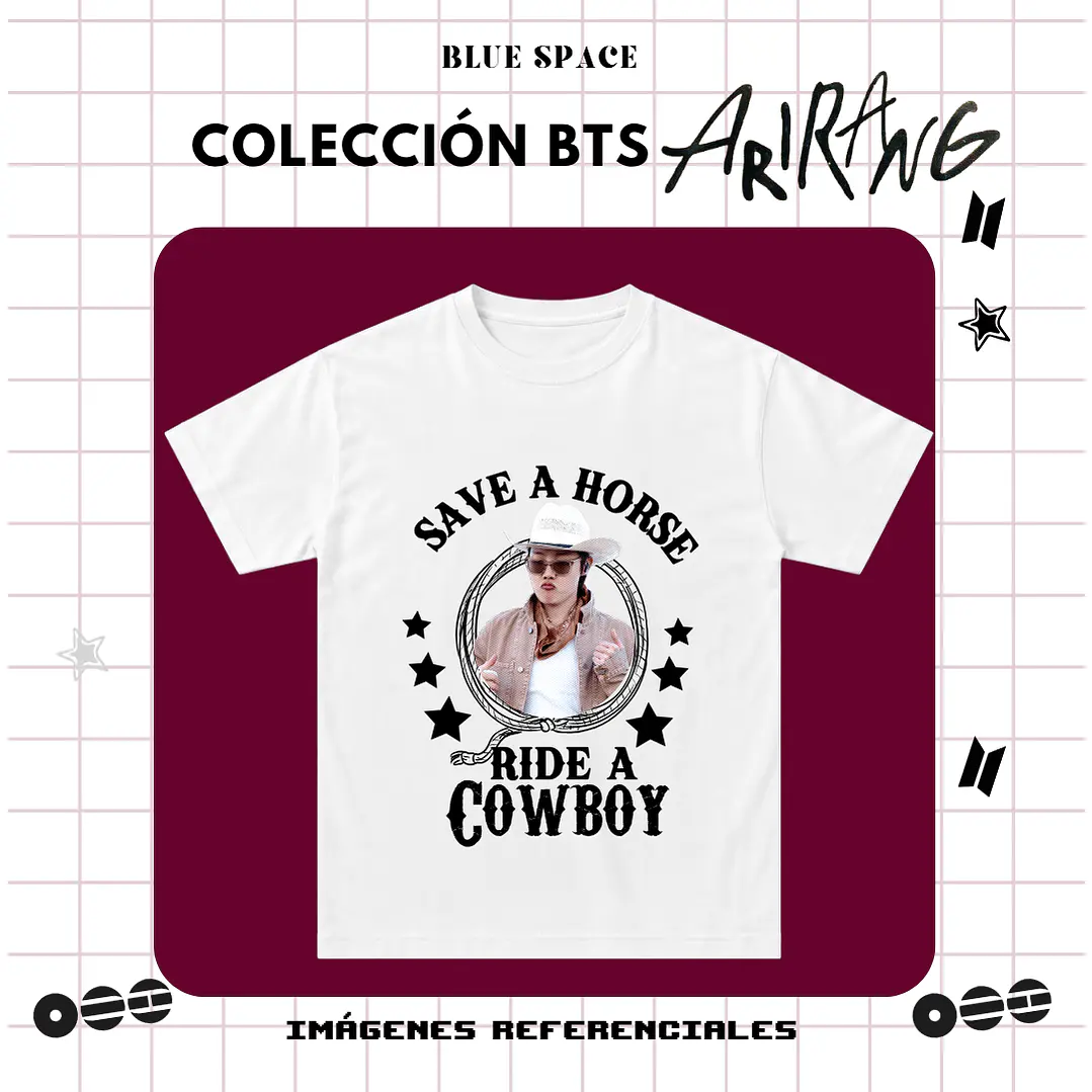 Polera BTS - RIDE A COWBOY J-HOPE 2