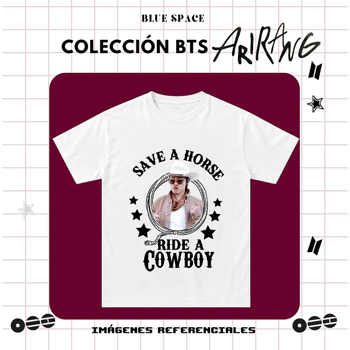 Polera BTS - RIDE A COWBOY J-HOPE 2