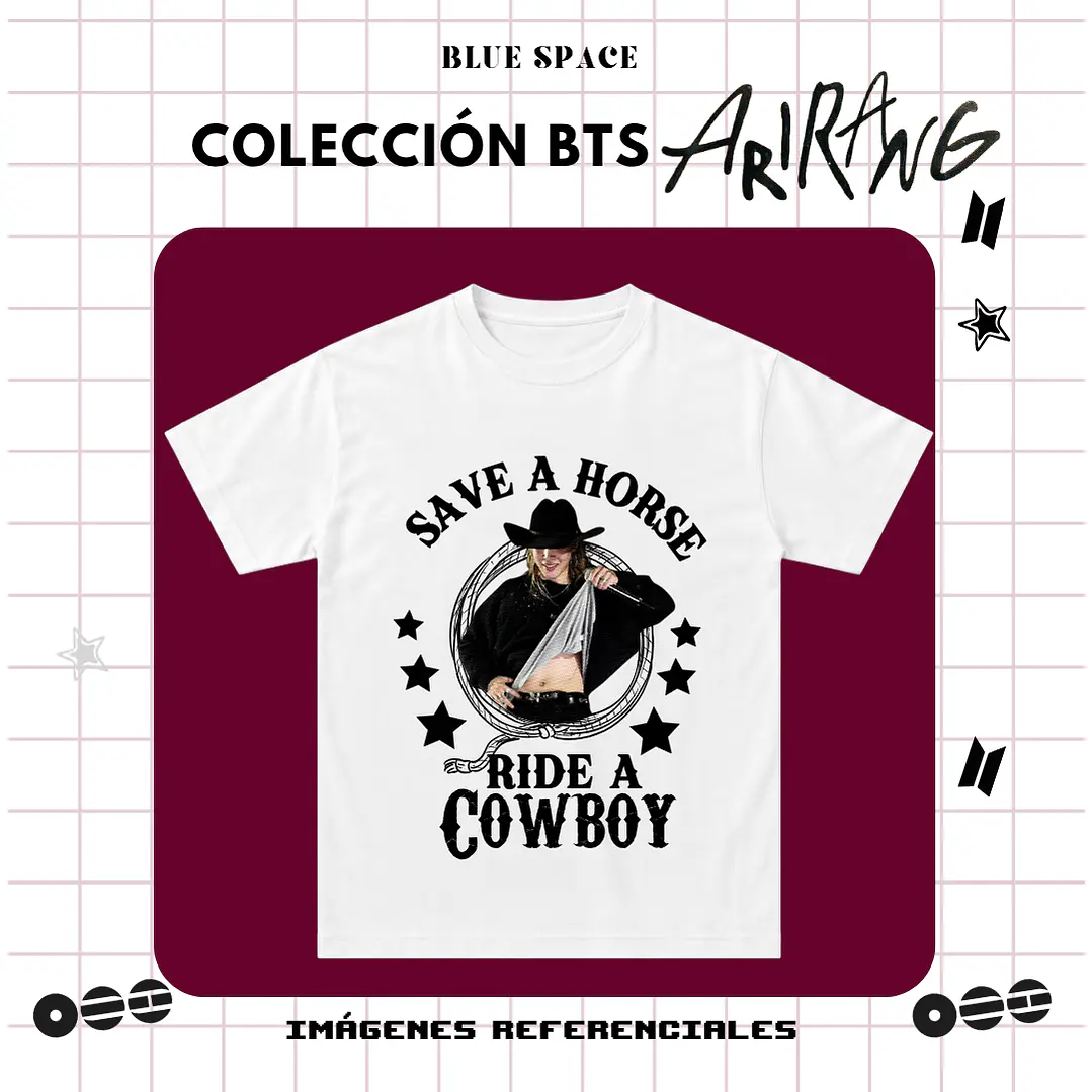Polera BTS - RIDE A COWBOY JIMIN 2