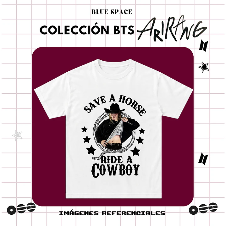Polera BTS - RIDE A COWBOY JIMIN 2