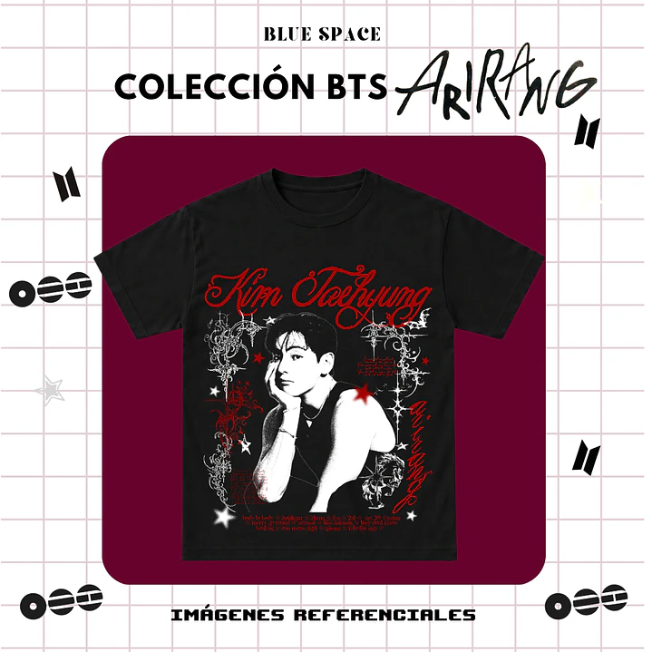 Polera BTS - TAEHYUNG HOOLIGAN  1