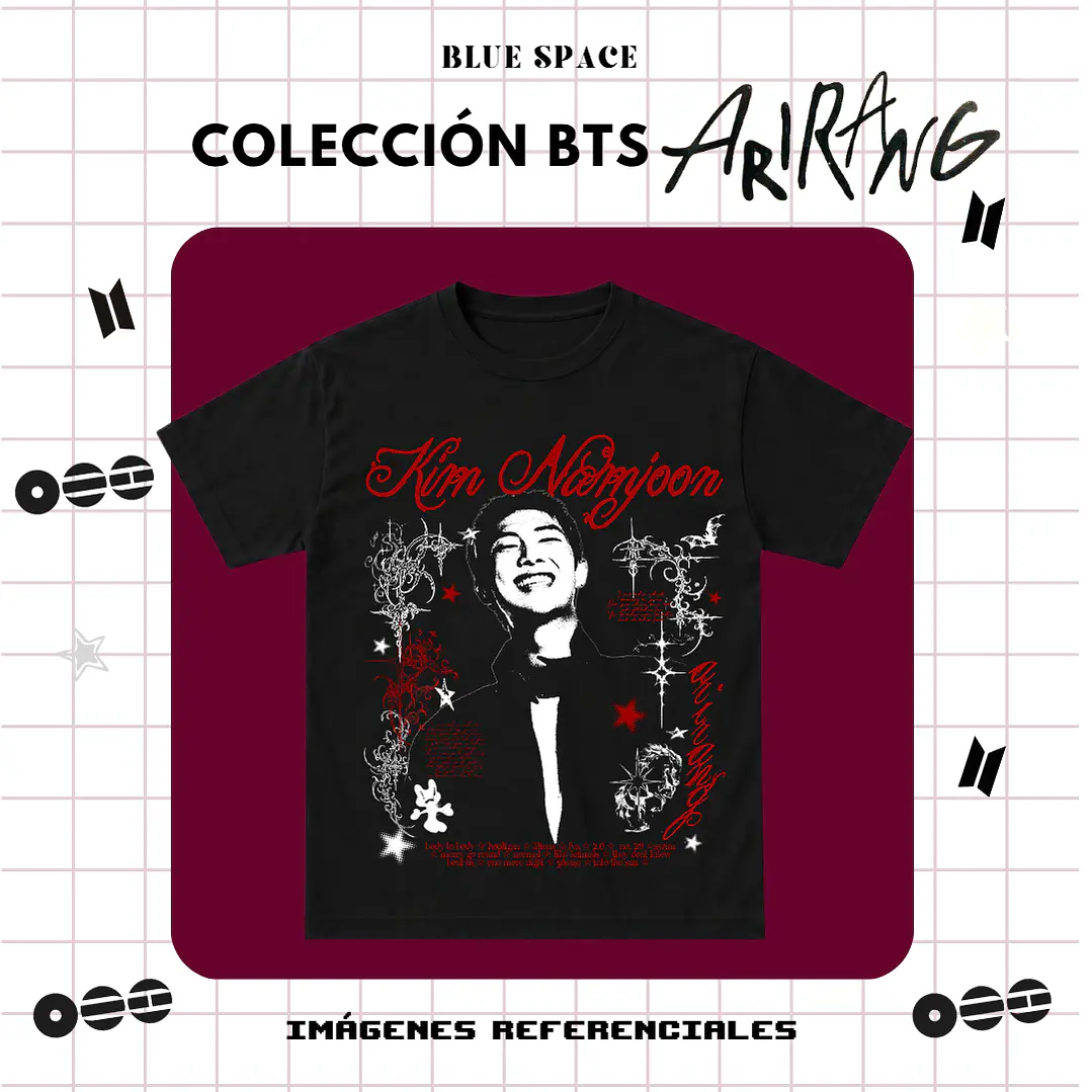 Polera BTS - NAMJOON HOOLIGAN 2.0 1