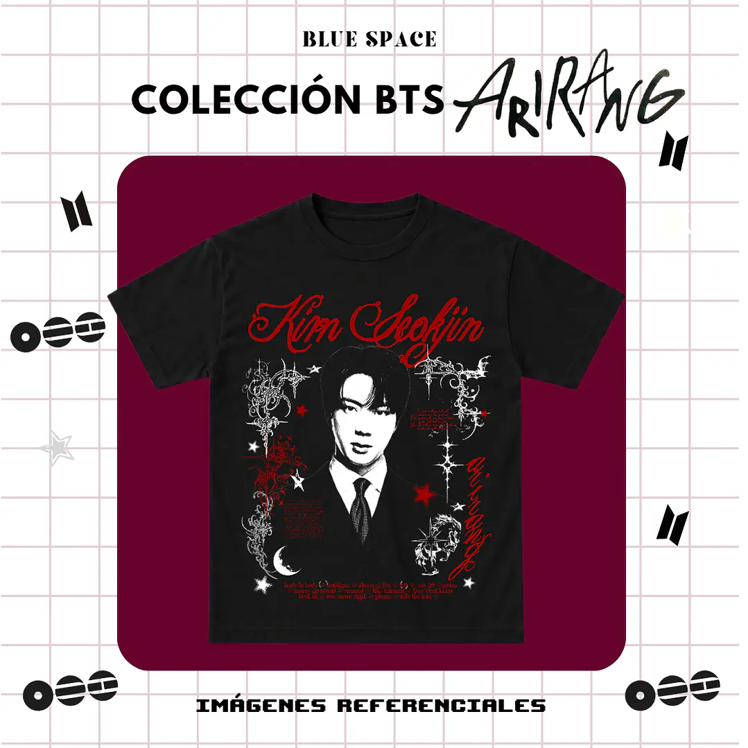 Polera BTS - JIN HOOLIGAN  1