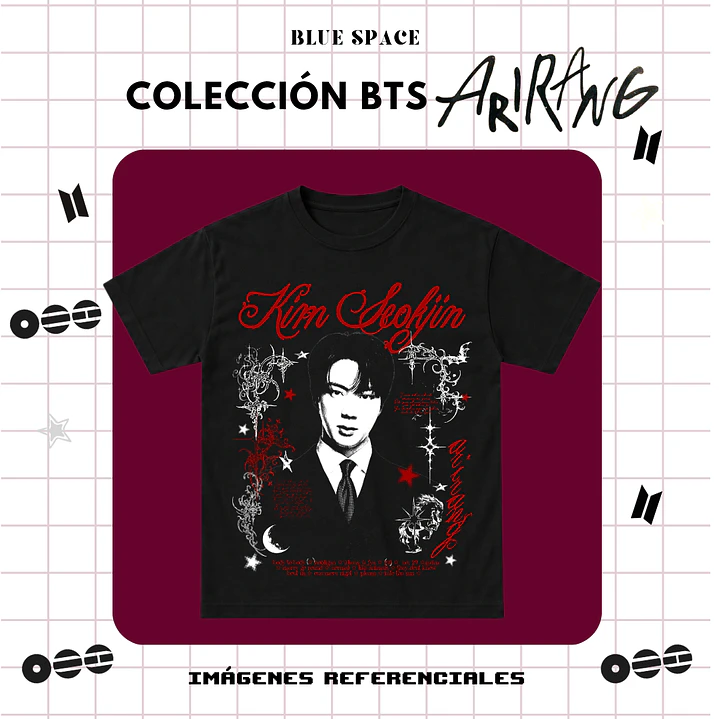 Polera BTS - JIN HOOLIGAN  1
