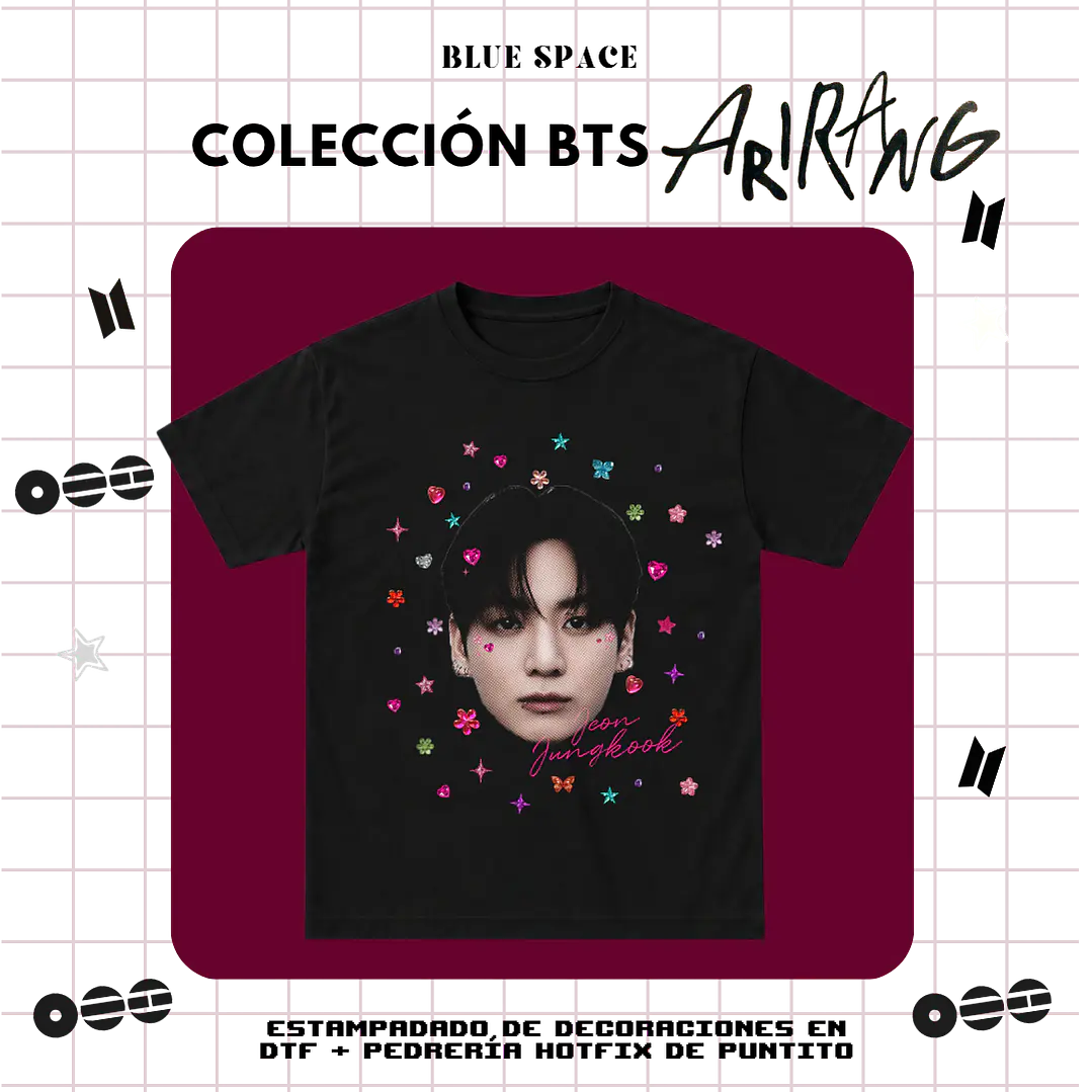 Polera BTS - JUNGKOOK BEDAZZLED 3