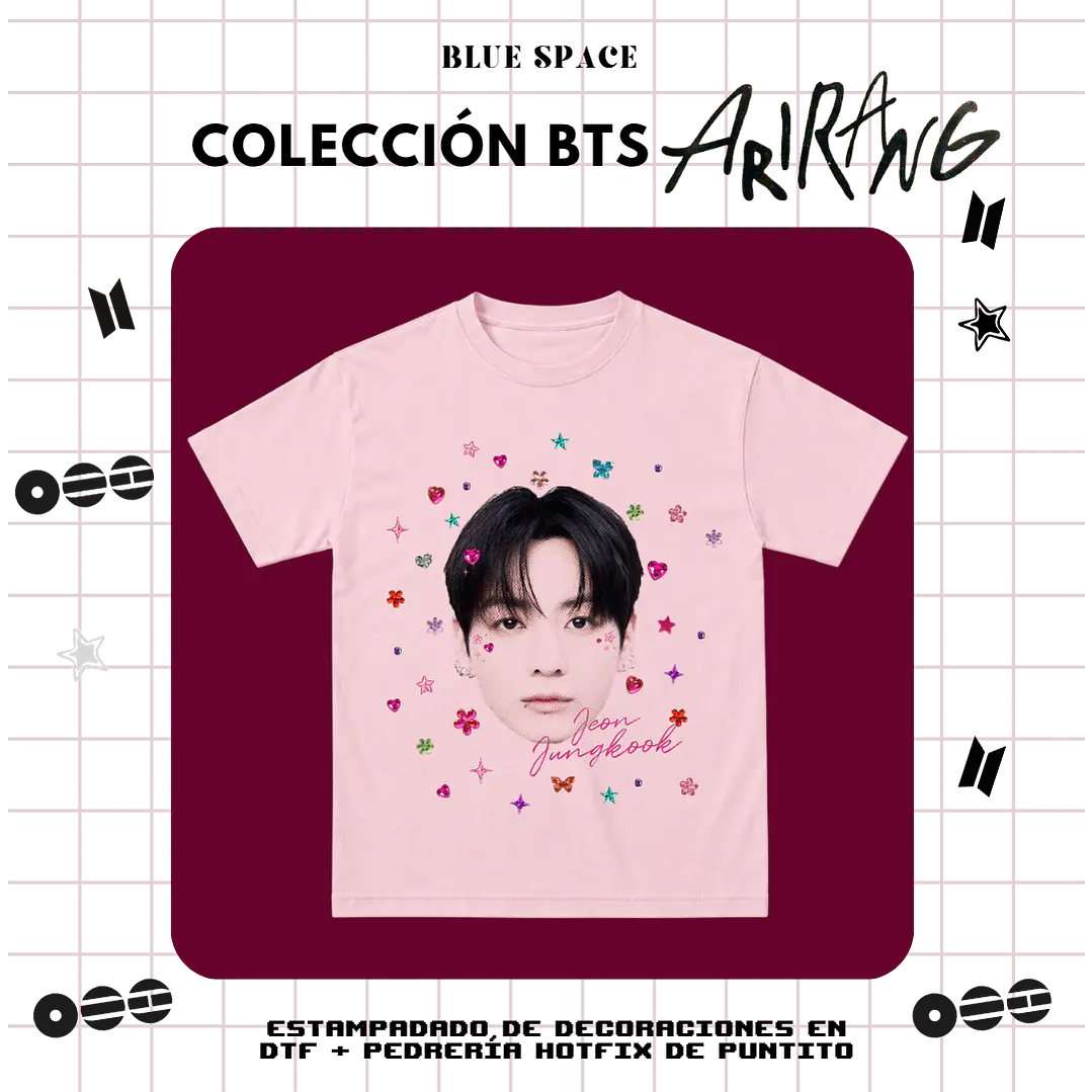 Polera BTS - JUNGKOOK BEDAZZLED 2