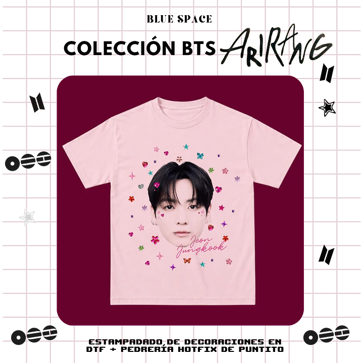 Polera BTS - JUNGKOOK BEDAZZLED 2