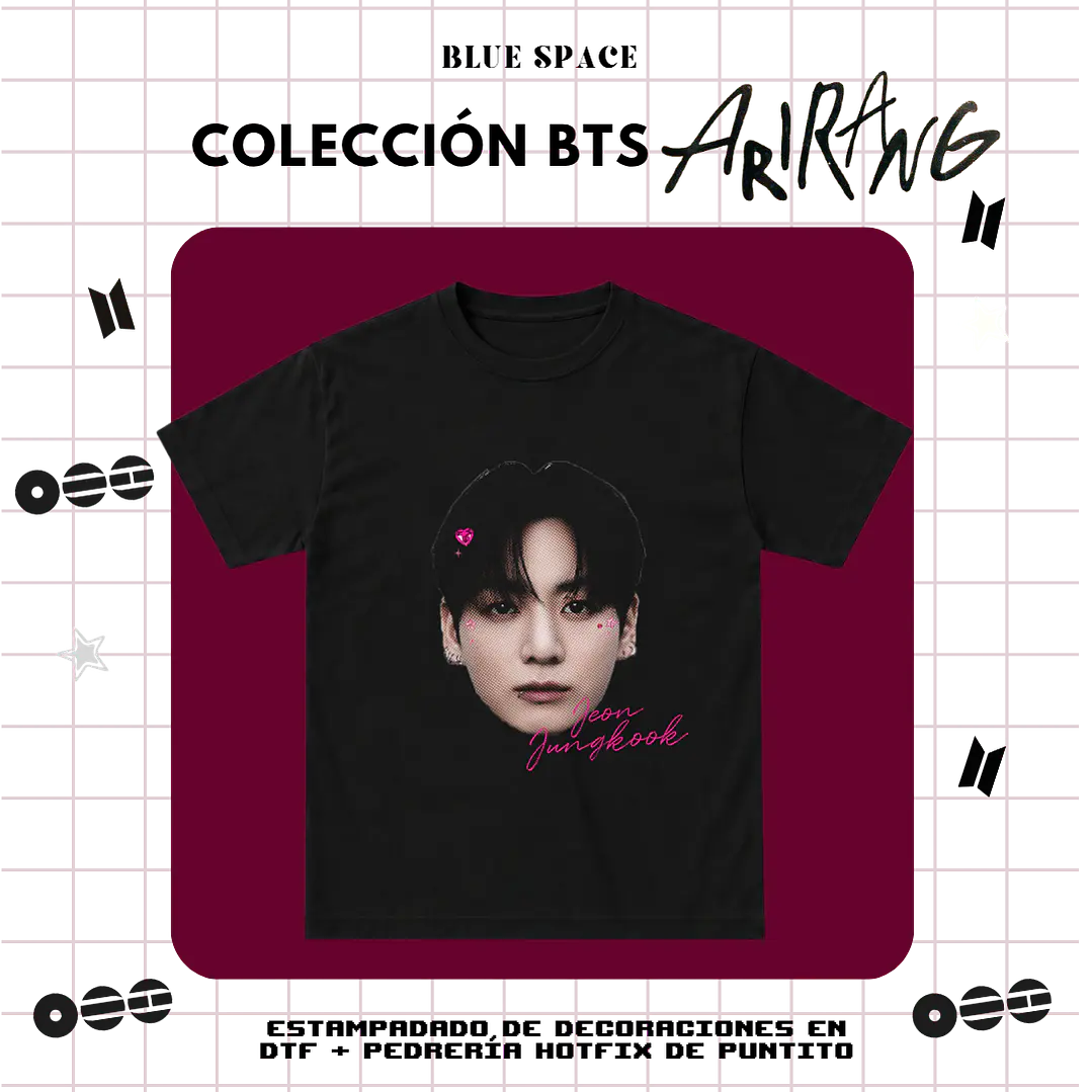 Polera BTS - JUNGKOOK BEDAZZLED 2.0 3