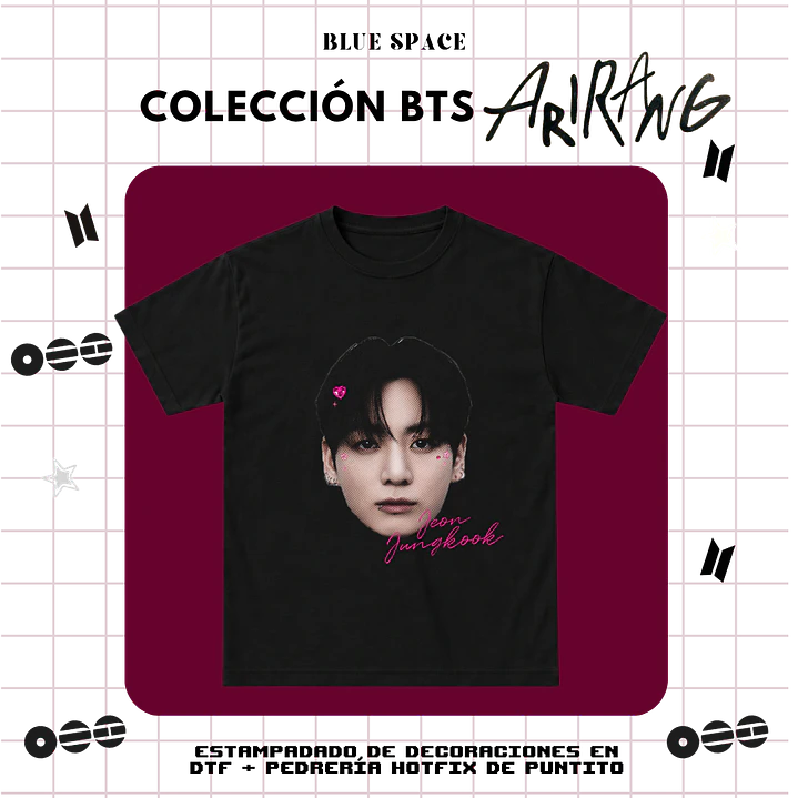 Polera BTS - JUNGKOOK BEDAZZLED 2.0 3