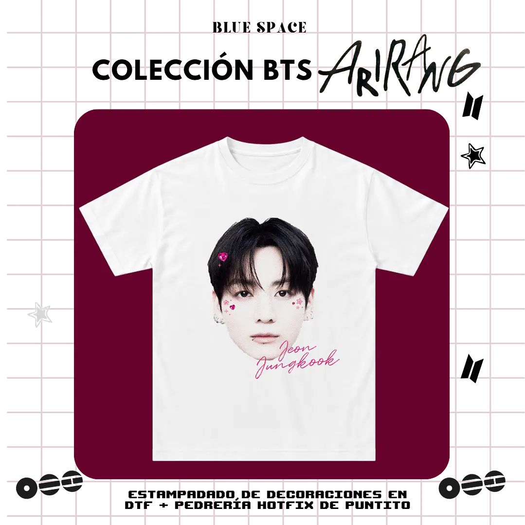 Polera BTS - JUNGKOOK BEDAZZLED 2.0 1