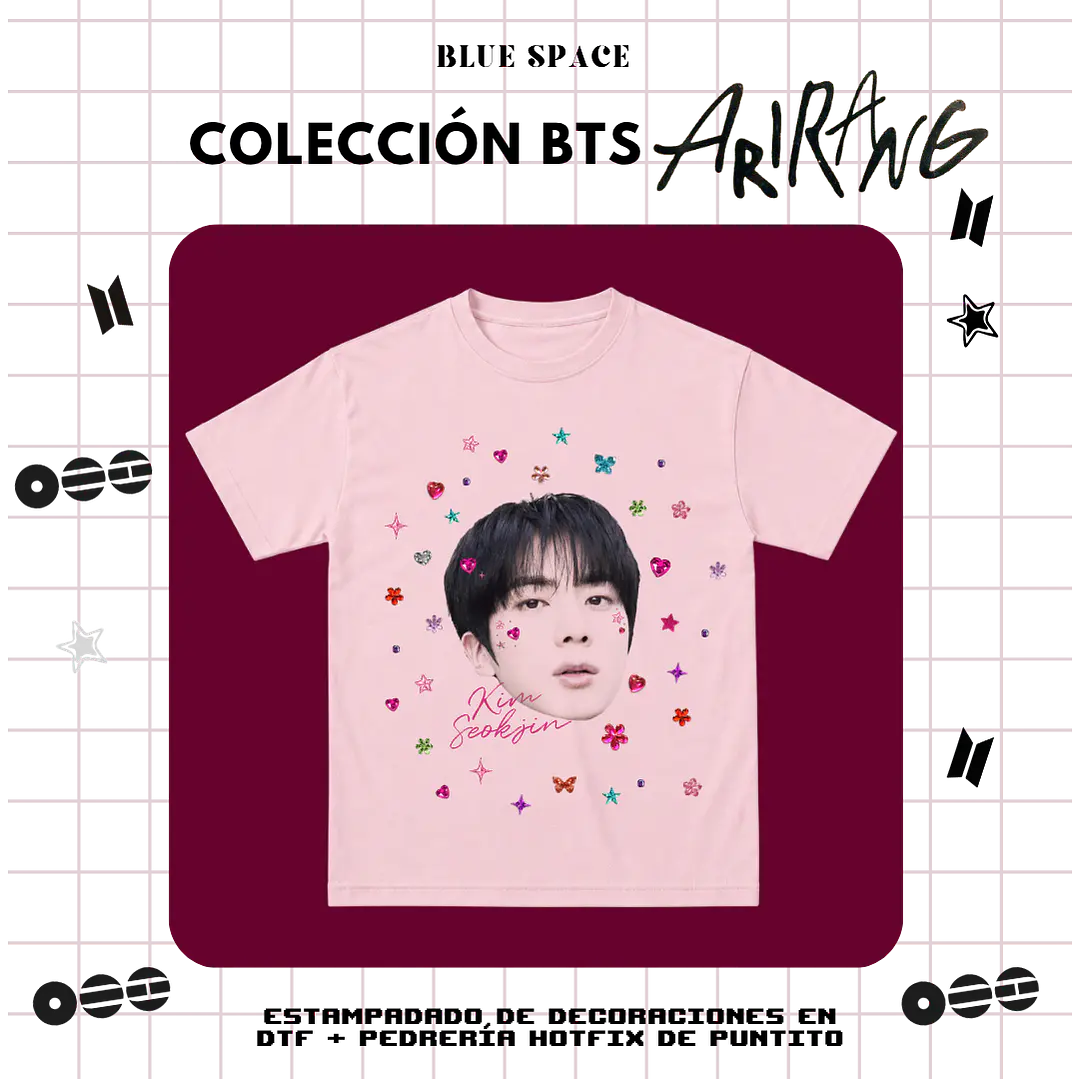 Polera BTS - JIN BEDAZZLED 1