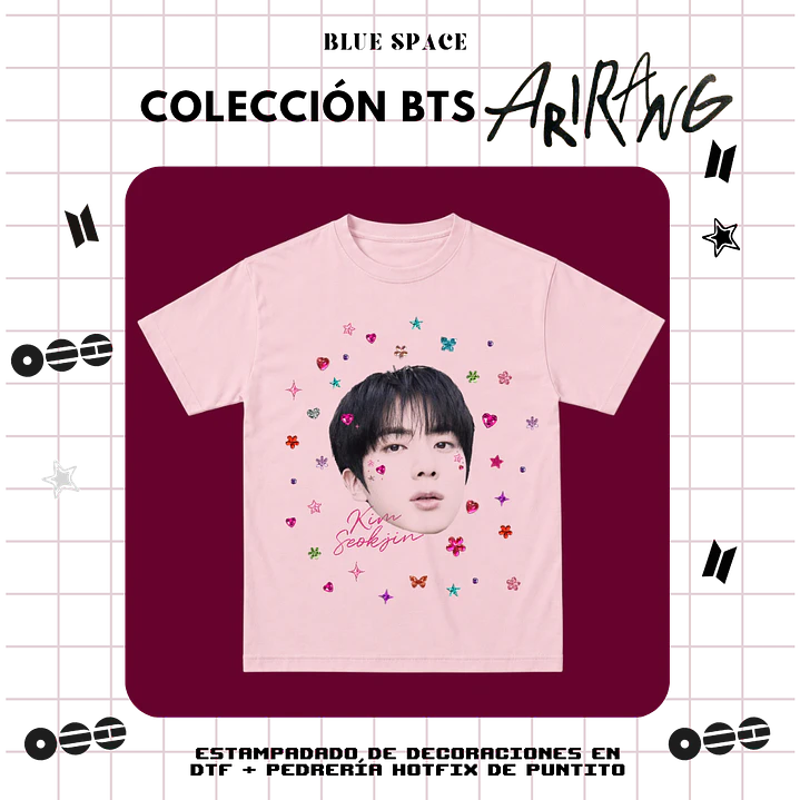Polera BTS - JIN BEDAZZLED 1
