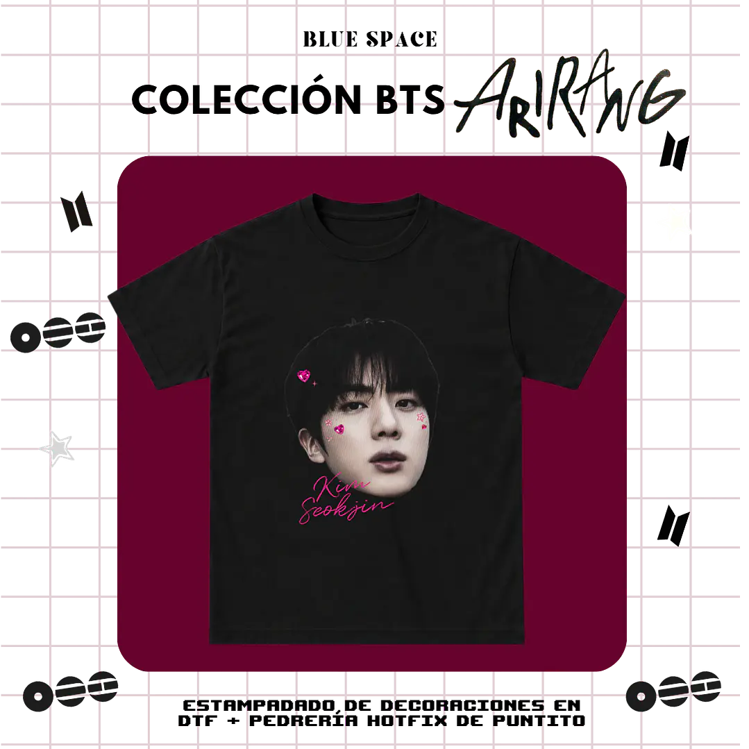 Polera BTS - JIN BEDAZZLED 2.0 3