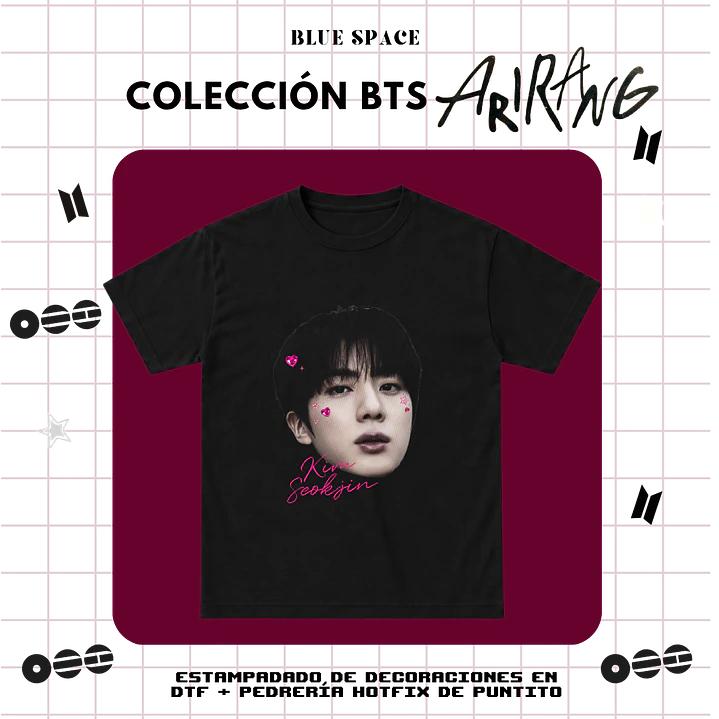 Polera BTS - JIN BEDAZZLED 2.0 3