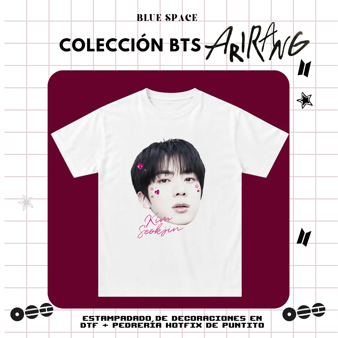 Polera BTS - JIN BEDAZZLED 2.0 1