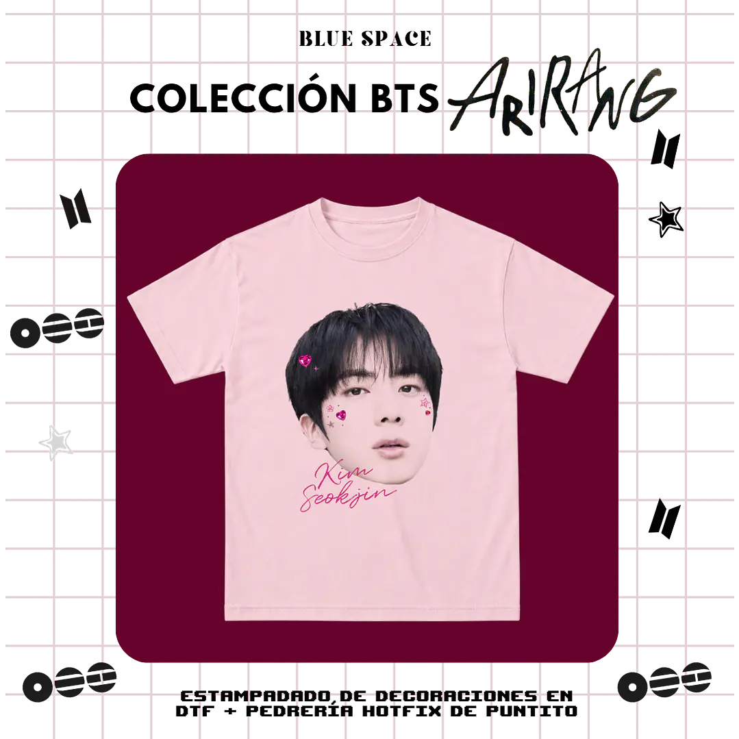 Polera BTS - JIN BEDAZZLED 2.0 2