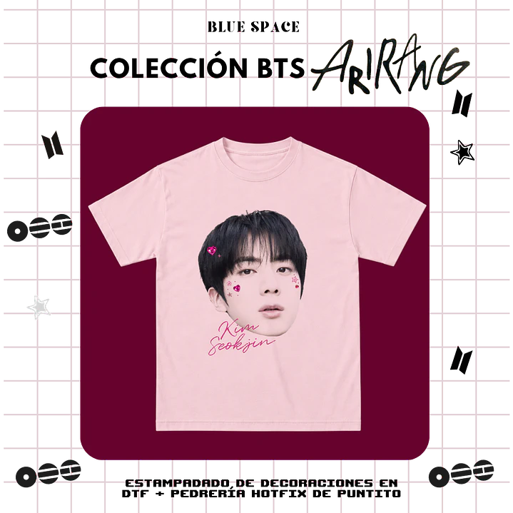 Polera BTS - JIN BEDAZZLED 2.0 2