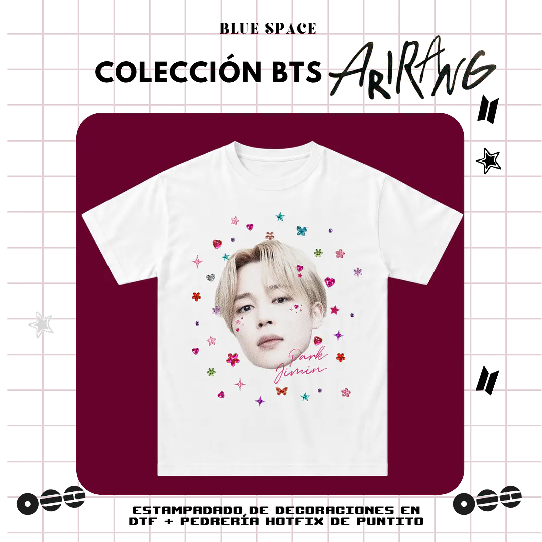 Polera BTS - JIMIN BEDAZZLED  2