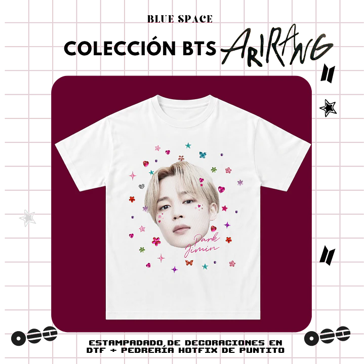 Polera BTS - JIMIN BEDAZZLED  2