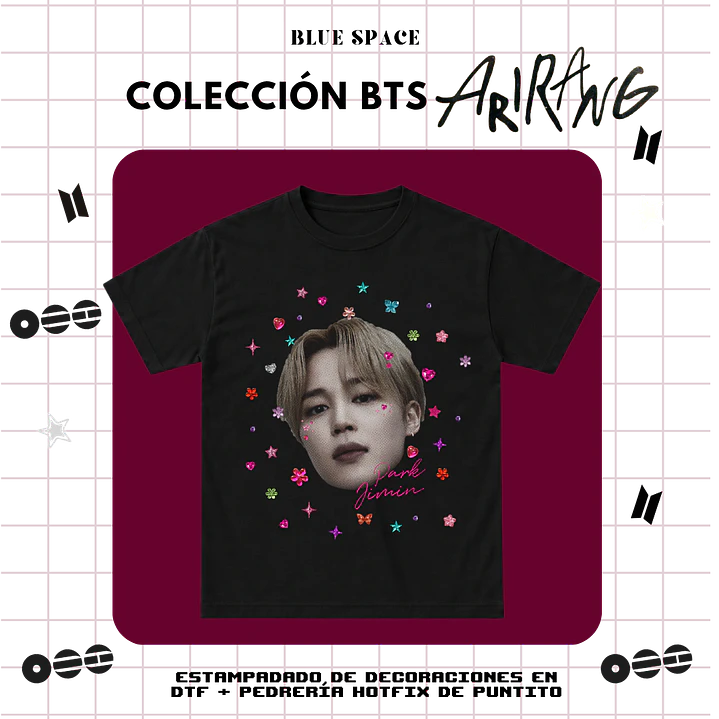 Polera BTS - JIMIN BEDAZZLED  3