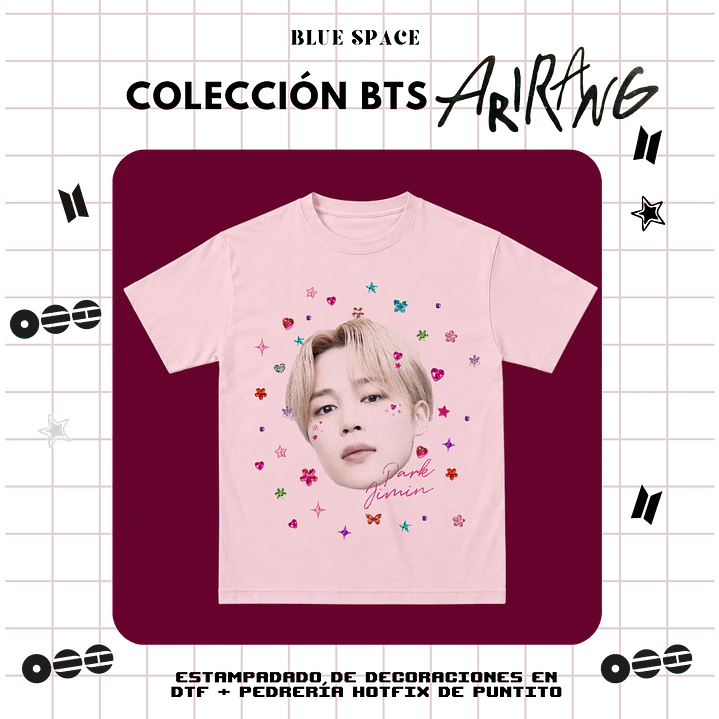 Polera BTS - JIMIN BEDAZZLED  1