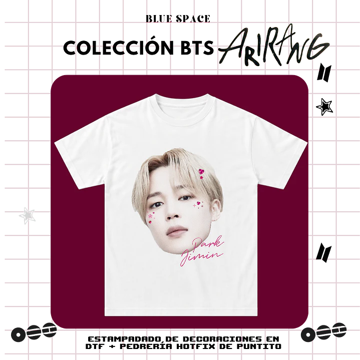 Polera BTS - JIMIN BEDAZZLED 2.0 2