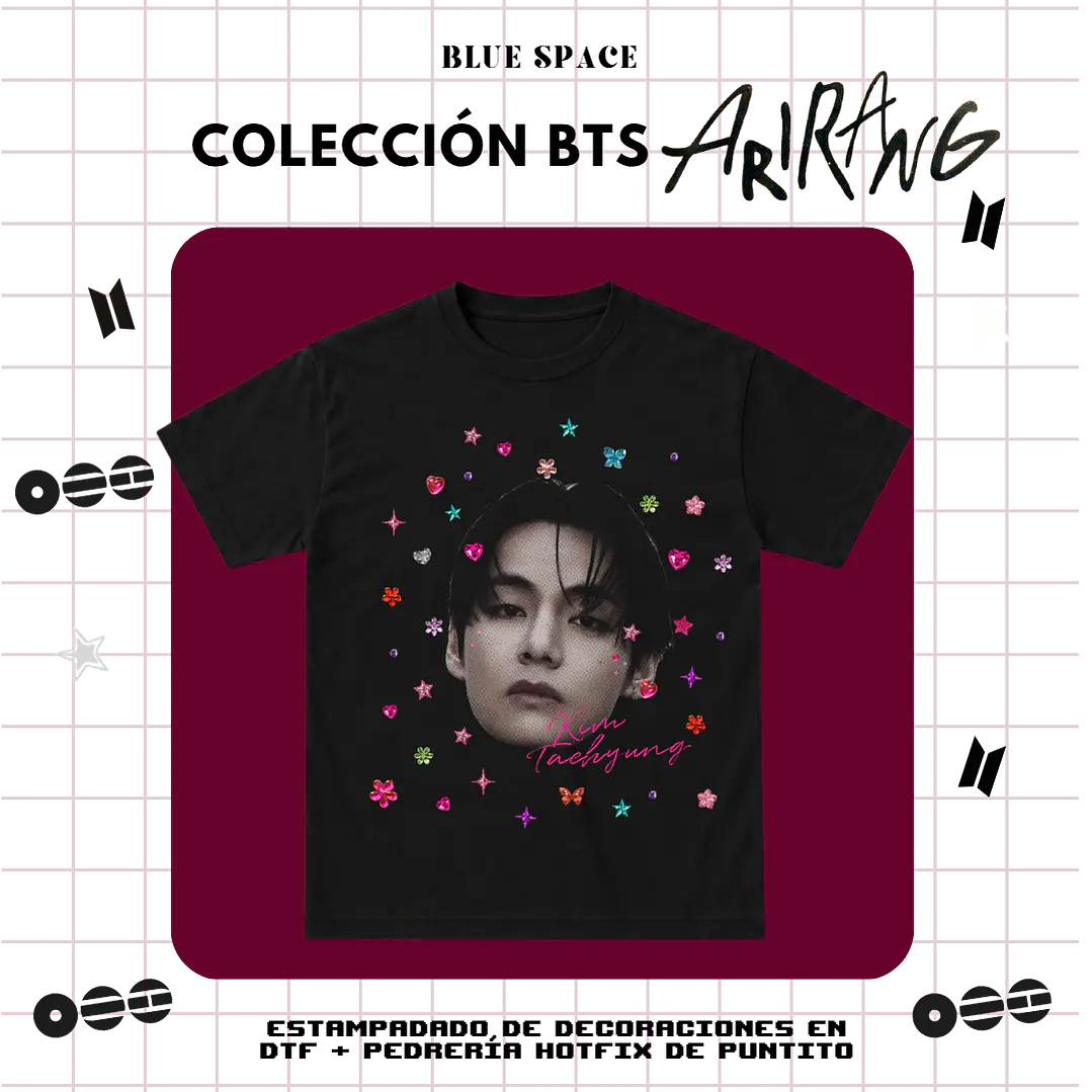 Polera BTS - TAEHYUNG BEDAZZLED  3