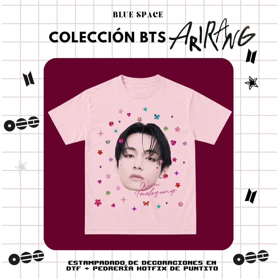 Polera BTS - TAEHYUNG BEDAZZLED  1