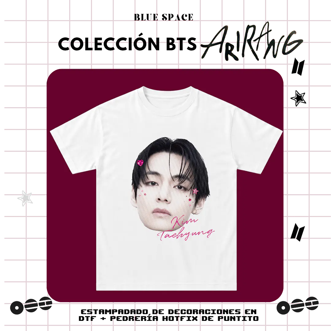 Polera BTS - TAEHYUNG BEDAZZLED 2.0 2