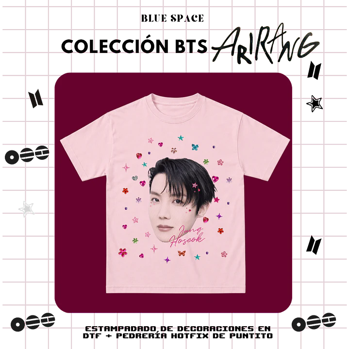 Polera BTS - J-HOPE BEDAZZLED  1