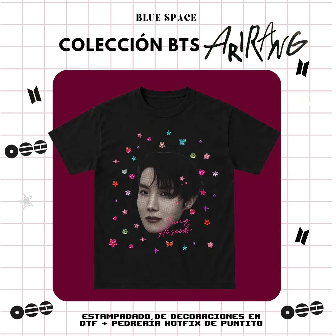 Polera BTS - J-HOPE BEDAZZLED  2