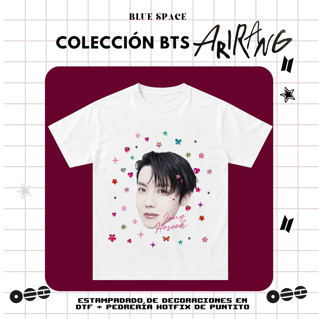 Polera BTS - J-HOPE BEDAZZLED  3