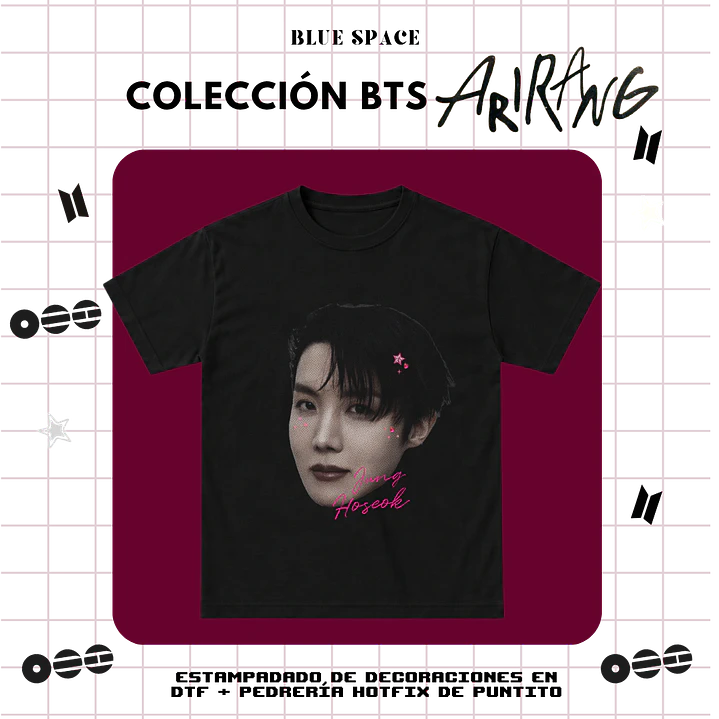 Polera BTS - J-HOPE BEDAZZLED 2.0 3