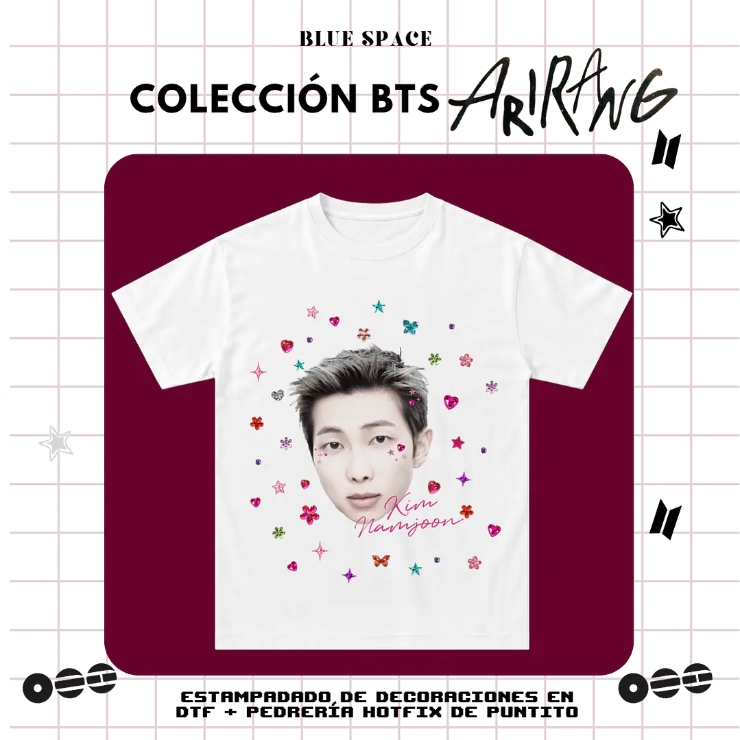 Polera BTS - NAMJOON BEDAZZLED  1