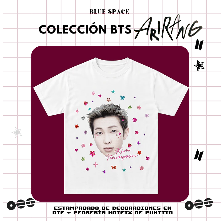 Polera BTS - NAMJOON BEDAZZLED  1